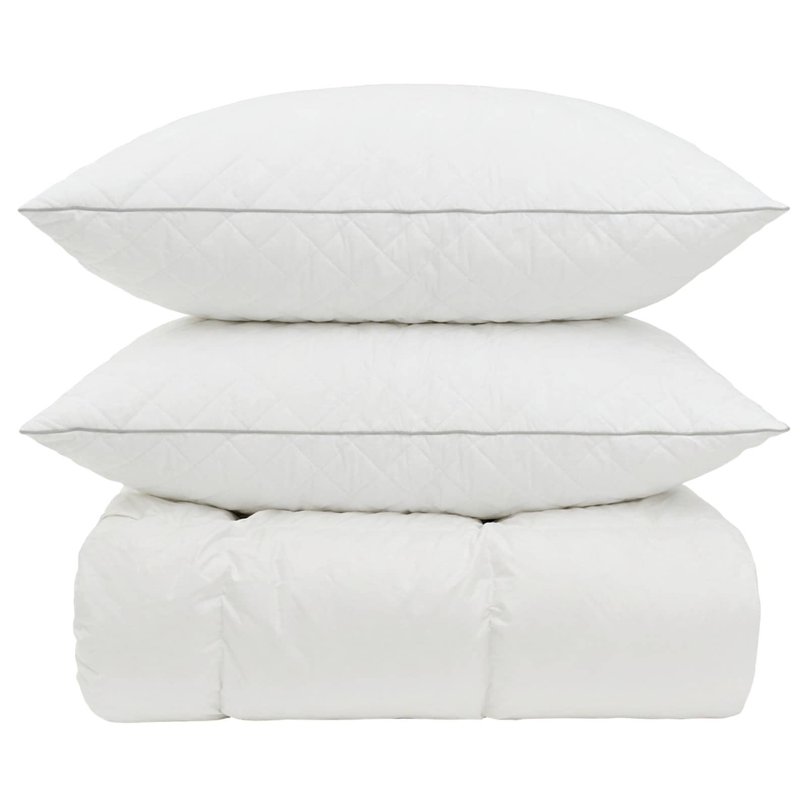 90% ganzen dons dekbedset FULDA 3 pcs 220 x 240 cm Winter Wit image 6