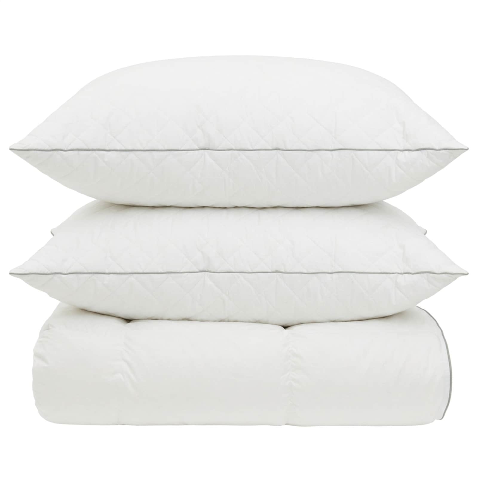 90% ganzen dons dekbedset FULDA 3 pcs 240 x 260 cm 310 GSM Wit image 6