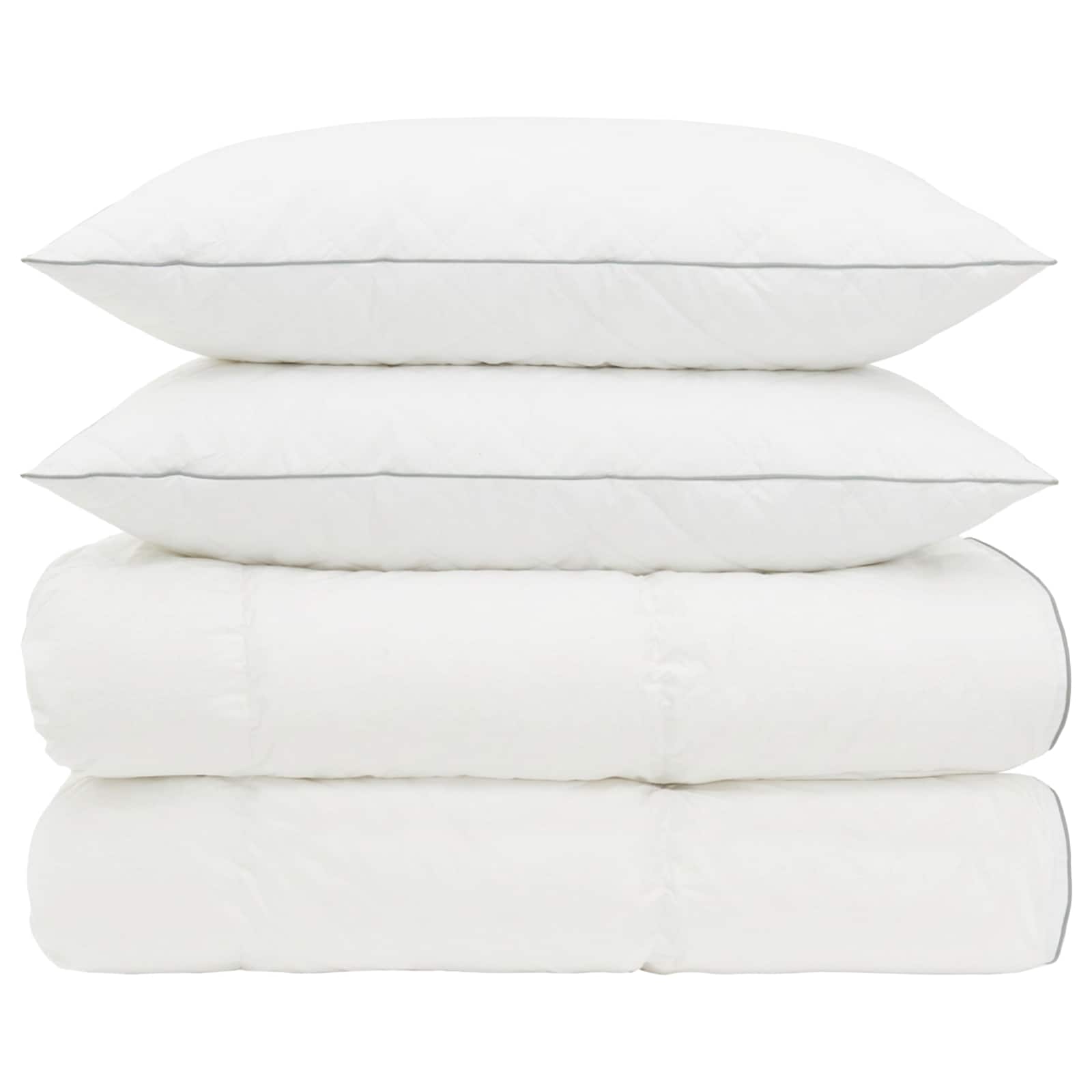 90% ganzen dons dekbedset FULDA 3 pcs 240 x 260 cm 310 GSM Wit image 6