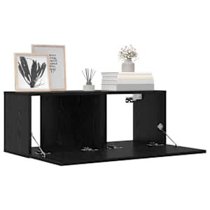 Sestava TV skříněk 8 pcs 80 x 30 x 30 cm Černý dub - obrázek 7
