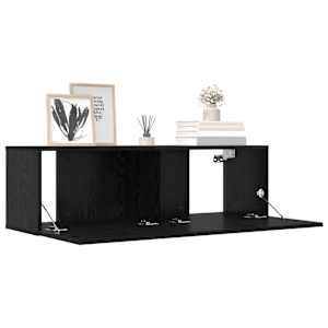 Sestava TV skříněk 8 pcs 100 x 30 x 30 cm Černý dub - obrázek 7