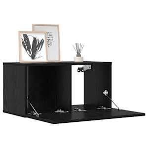 Sestava TV skříněk 10 pcs 180 x 30 x 30 cm Černý dub - obrázek 7