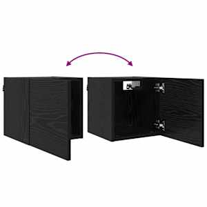 Nástěnný TV kabinet Nástěnný 8 pcs Černý dub 30,5 x 30 x 30 cm - obrázek 6