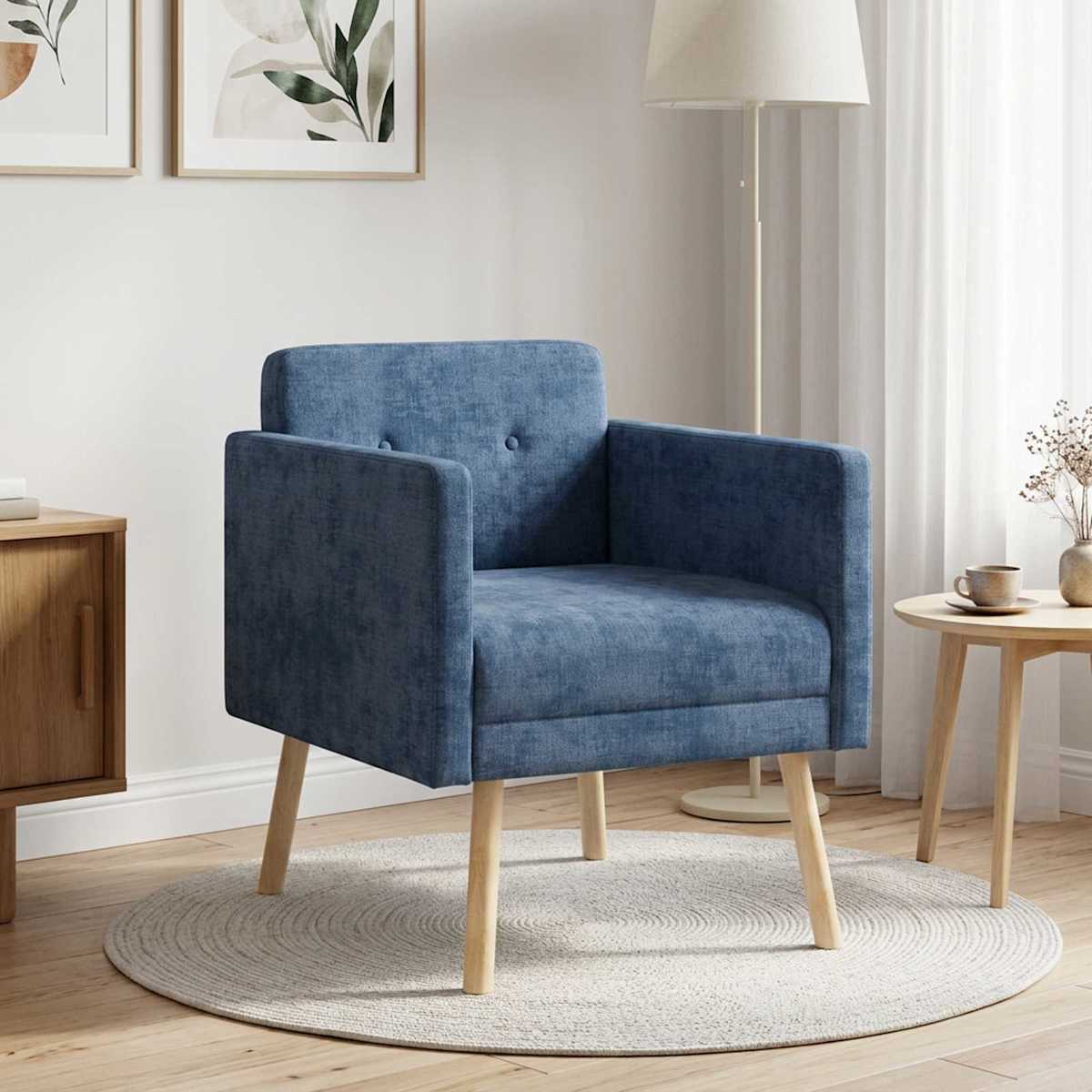 Accentstol Chenille Stof