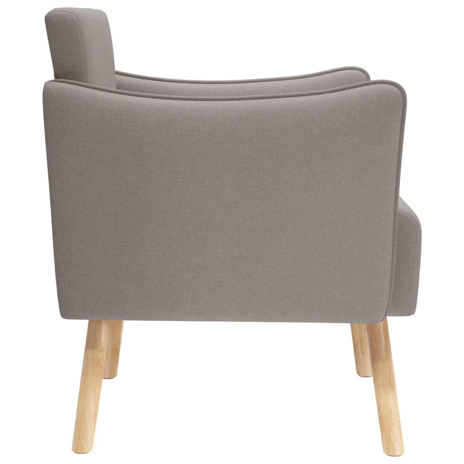 Akcentni stol Taupe Blago