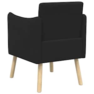 Designové křeslo Černá Zrnitý samet - obrázek 5