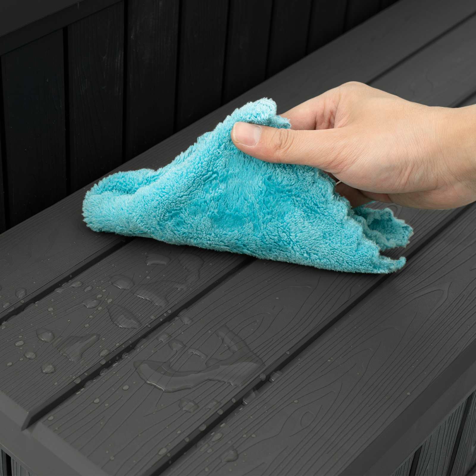 Hot Tub Stap met Opbergruimte 2-Staps Zwart 93 x 57 x 35 cm PP image 10