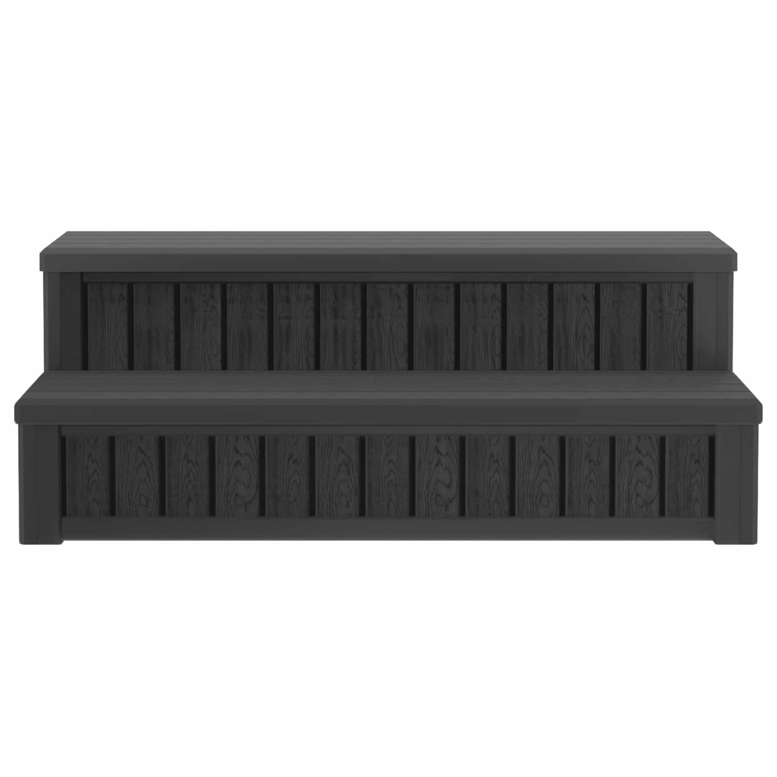 Hot Tub Stap met Opbergruimte 2-Staps Zwart 93 x 57 x 35 cm PP image 4