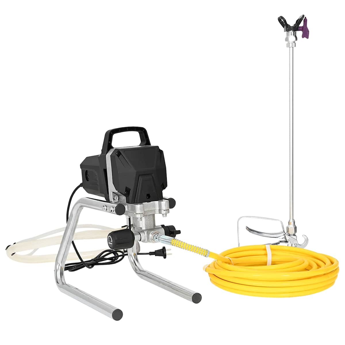 Udenluft Malersprøjte 10 m sprayslange 220V 2L/min 227 bar Sort - Billede 2