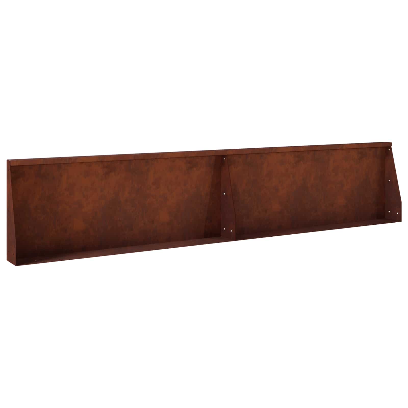 Задържащи стени 2 бр. 100 x 12 x 50 см Кортенова стомана