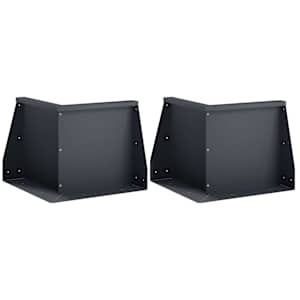 vidaXL Tugisein 2 tk 50 x 50 x 30 cm Teras Antratsiit