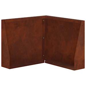 vidaXL Tugisein 50 x 50 x 30 cm Ilmastikukindel teras Rooste