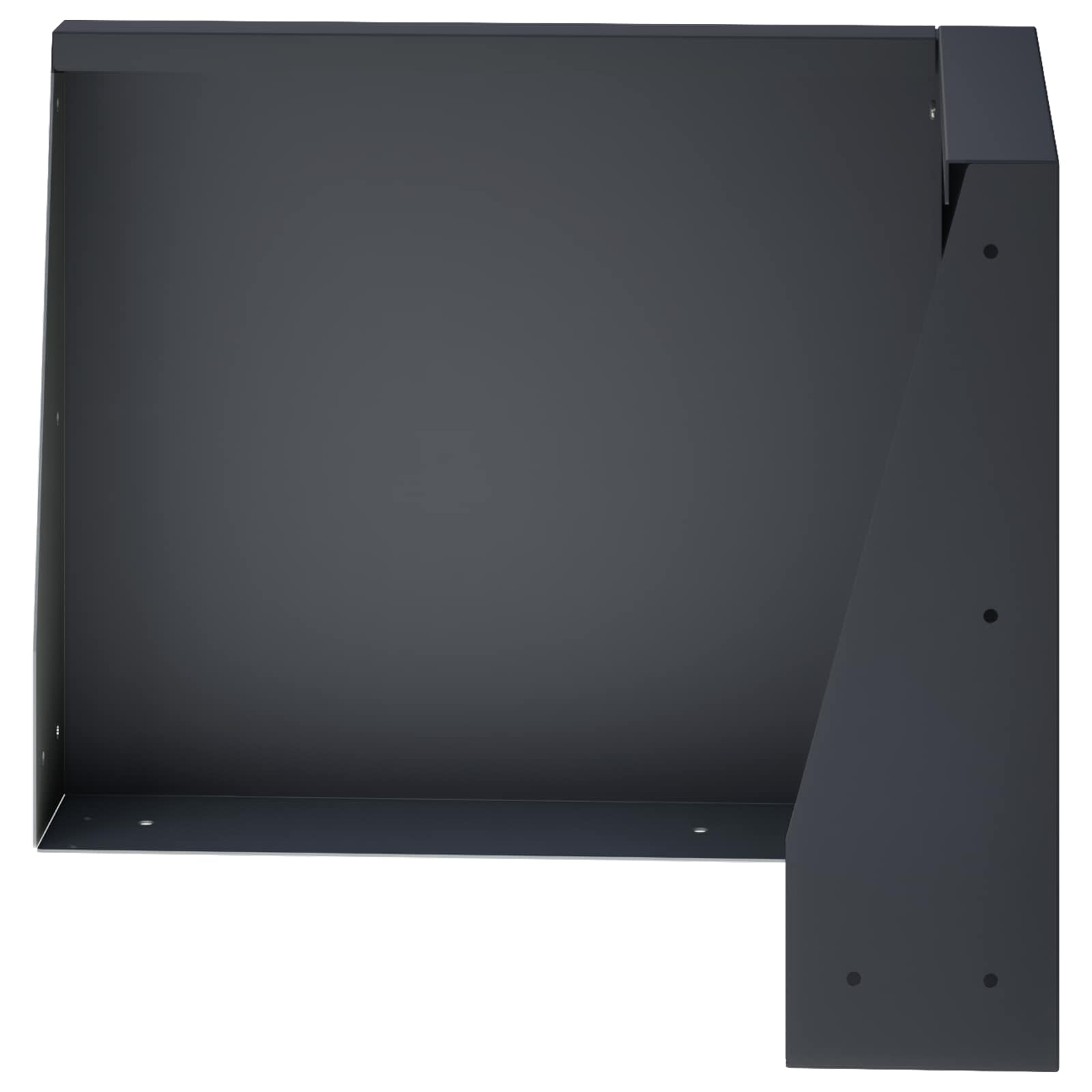 Задържащи стени 50 x 50 x 50 cm Стомана Антрацит — изображение 2