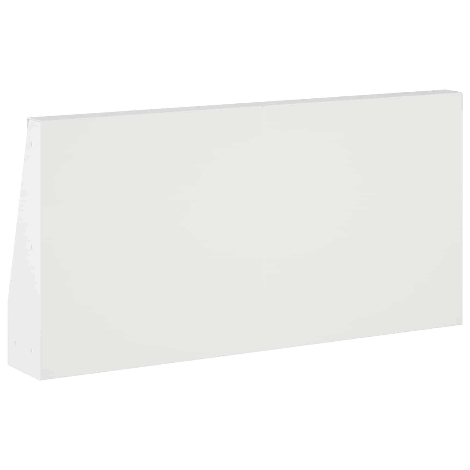Zadrževanje stene 2 kos 40 x 12 x 50 cm Jeklo Bela