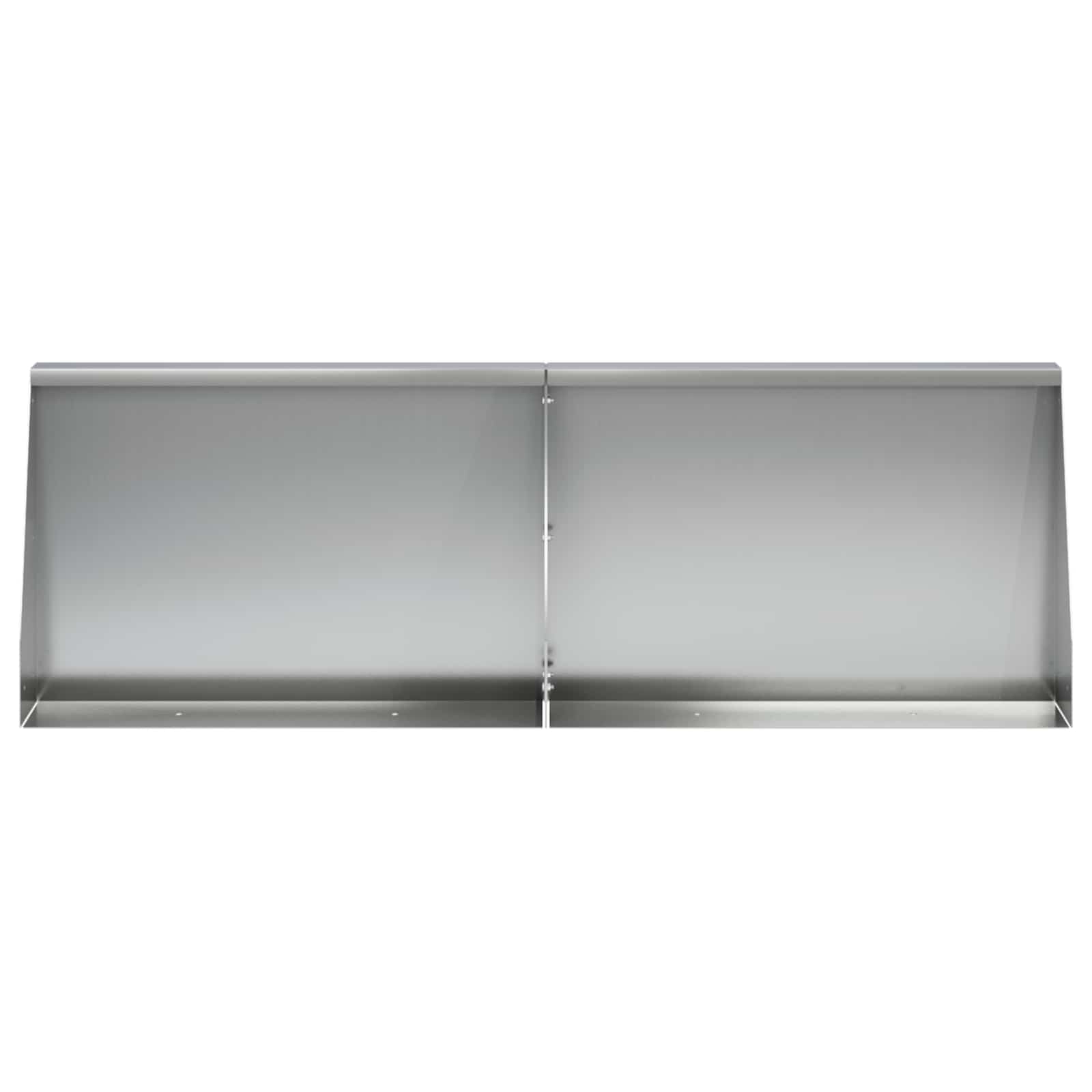 Задържащи стени 2 бр. 60 x 12 x 30 см Поцинкована стомана — изображение 3