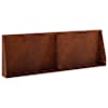 vidaXL Tugisein 2 tk 60 x 12 x 30 cm Ilmastikukindel teras Rooste