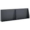 vidaXL Tugisein 2 tk 60 x 12 x 50 cm Teras Antratsiit