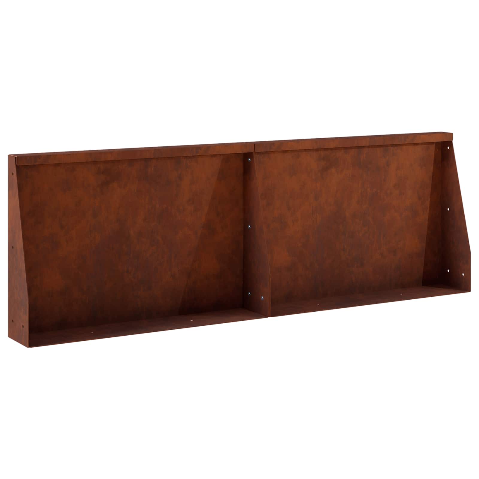 Задържащи стени 2 бр. 60 x 12 x 50 см Кортенова стомана