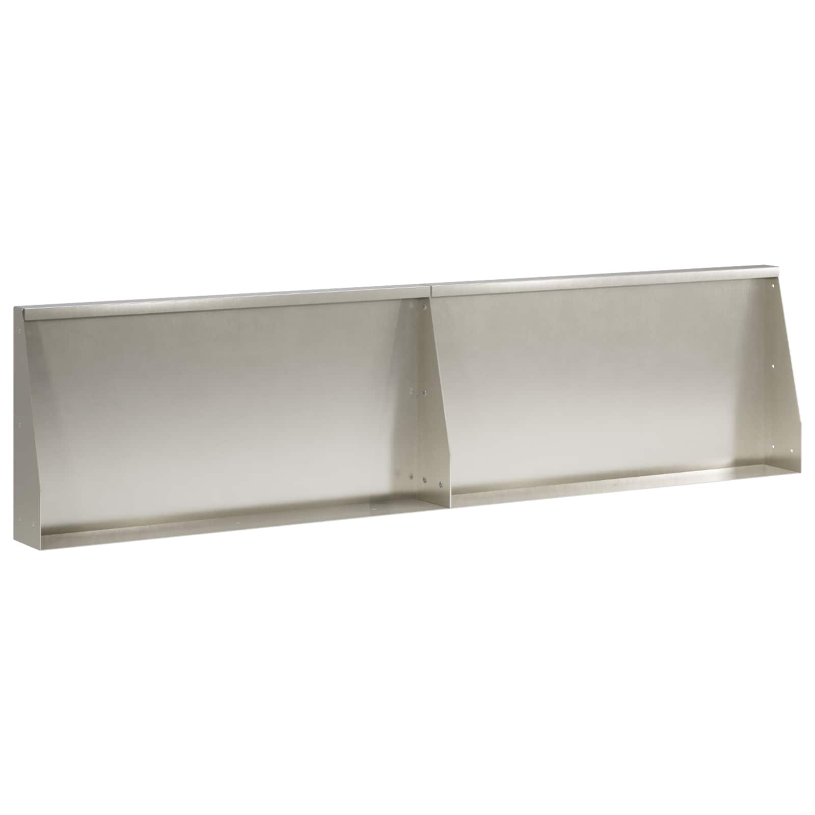 Задържащи стени 2 бр. 80 x 12 x 30 см Неръждаема стомана
