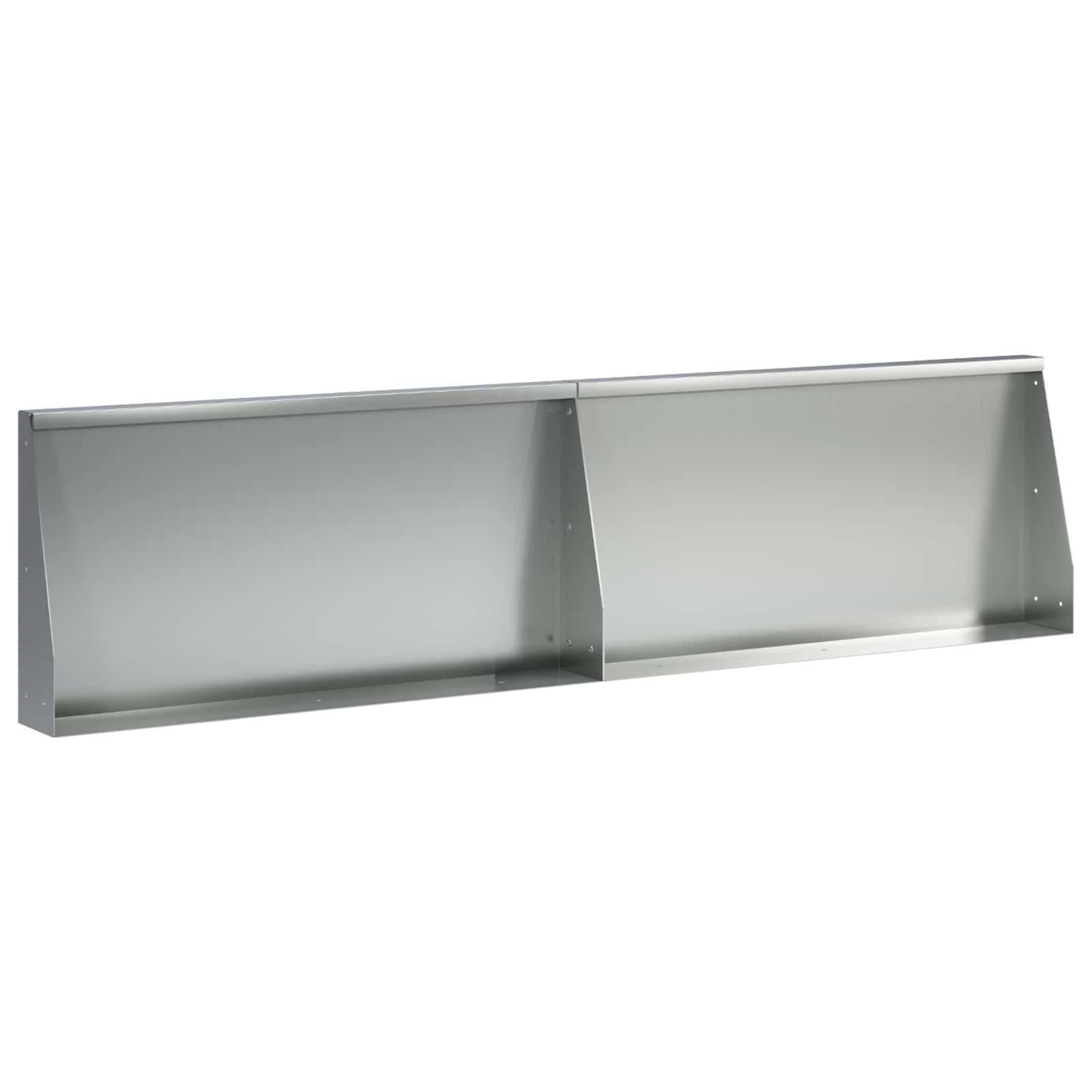 Задържащи стени 2 бр. 80 x 12 x 40 см Поцинкована стомана