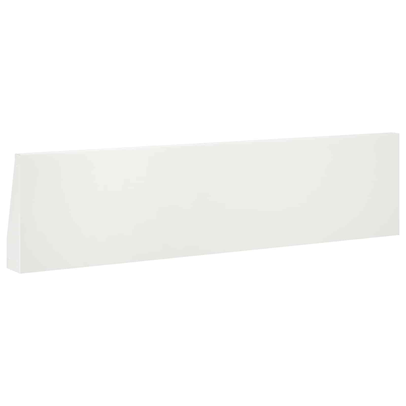 Zadrževanje stene 2 kos 80 x 12 x 50 cm Jeklo Bela