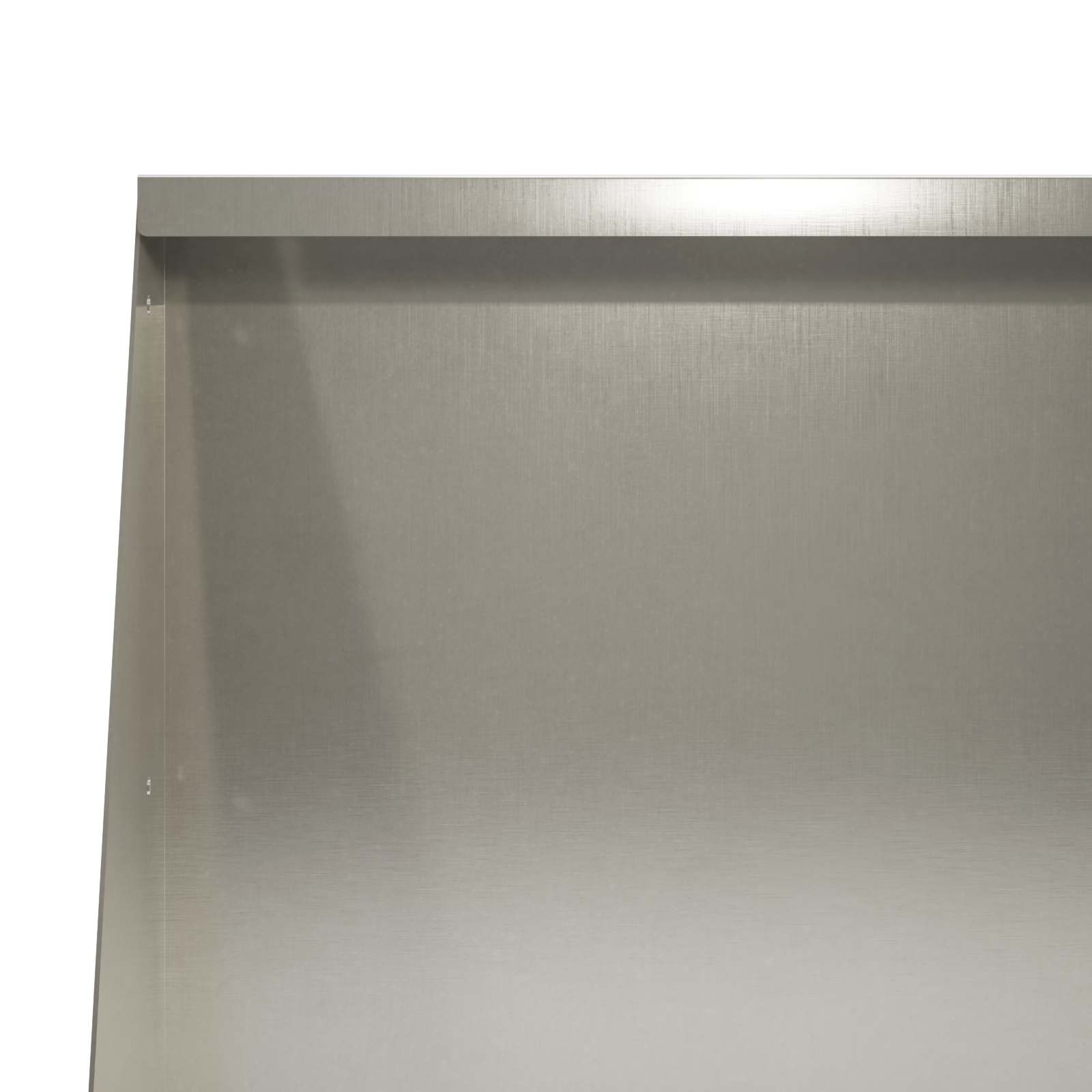 Zadrževanje stene 2 kos 80 x 12 x 50 cm Nerjaveče jeklo Srebrna