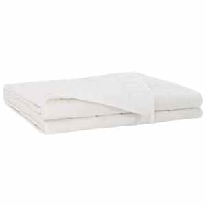 vidaXL Kaalu tekk Valge 230 x 220 cm 15 kg 100% Puuvill 205T