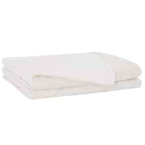 vidaXL Kaalu tekk Valge 135 x 200 cm 6 kg 100% Puuvill 205T