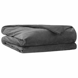 vidaXL Kaalu tekk Antratsiit 200 x 230 cm 13 kg 100% Puuvill 205T
