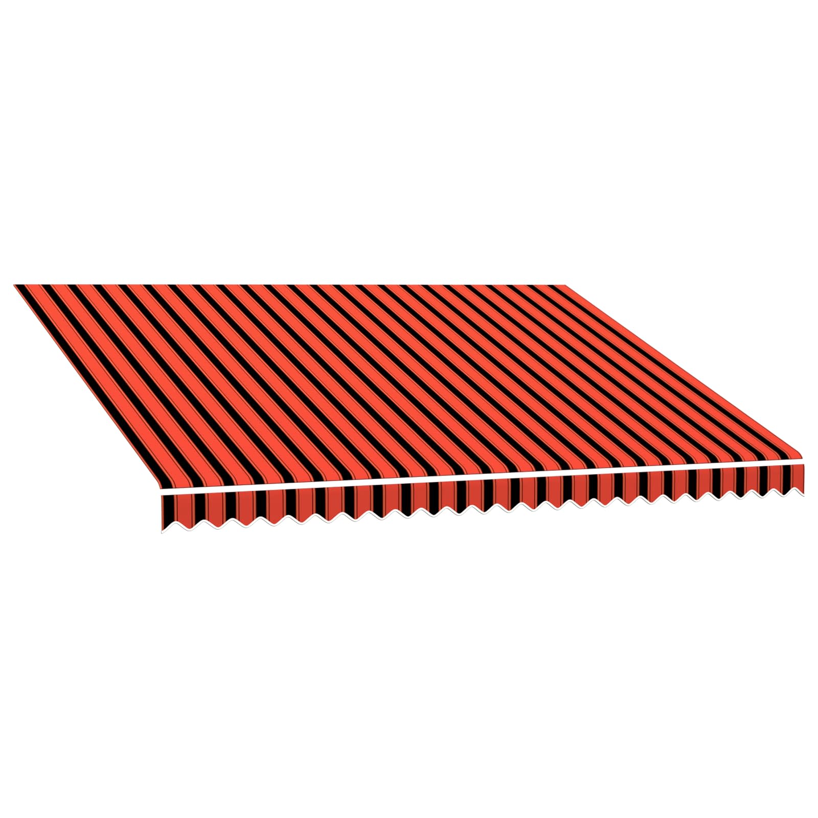 Vervangingsdoek voor zonnescherm Oranje en Bruin 350 x 250 cm image 2
