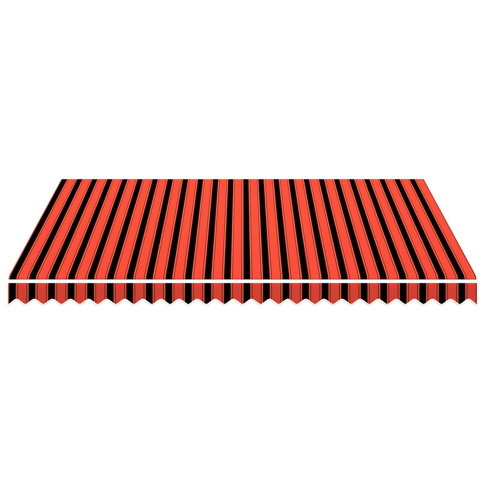 Vervangingsdoek voor zonnescherm Oranje en Bruin 350 x 250 cm image 3