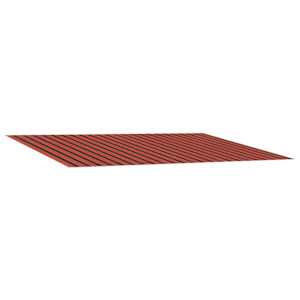 vidaXL Varikatuse asenduskangas oranž ja pruun 450 &times; 350 cm Pol&uuml;ester
