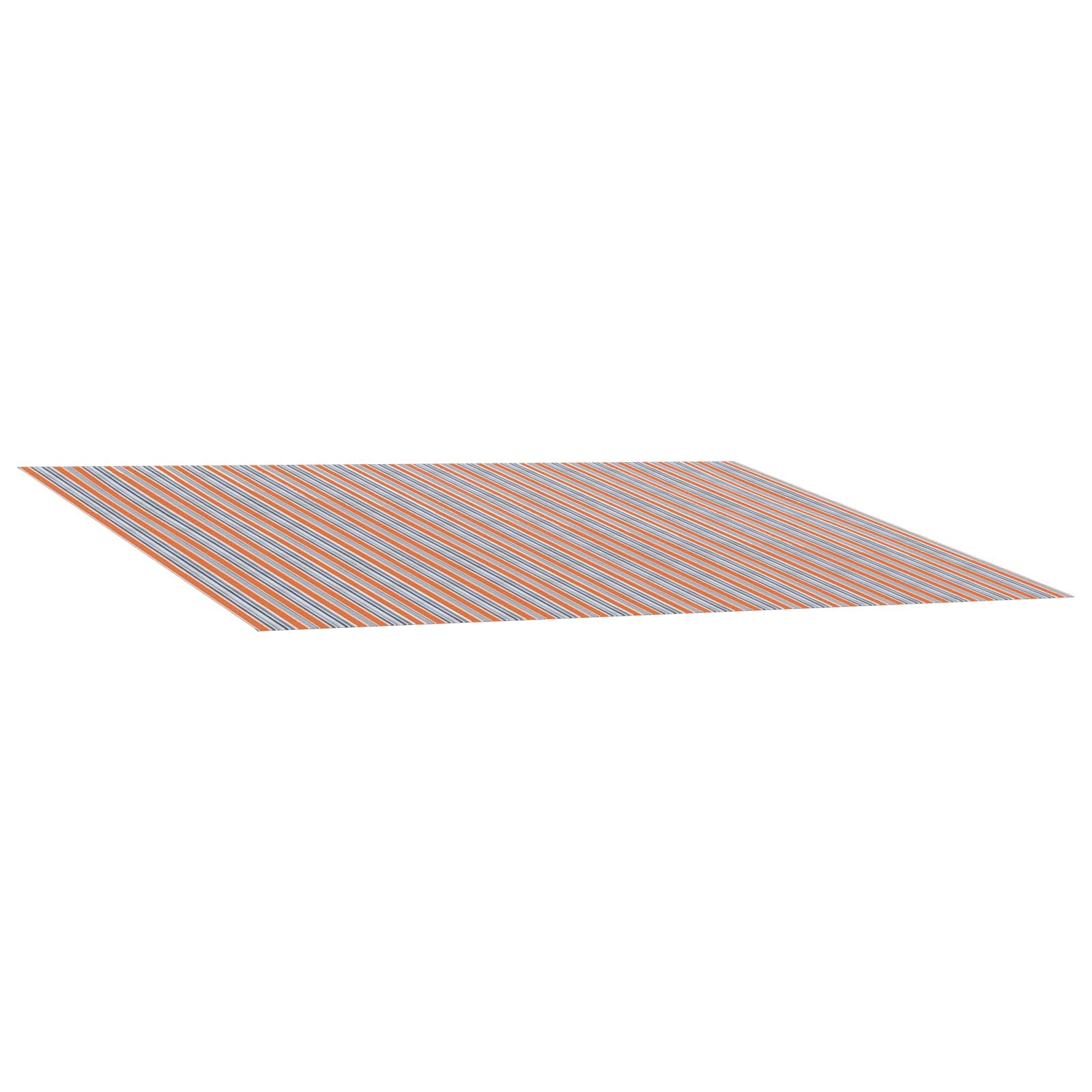 vidaXL Náhradná látka na markízu Modrá a Oranžová 350 x 250 cm