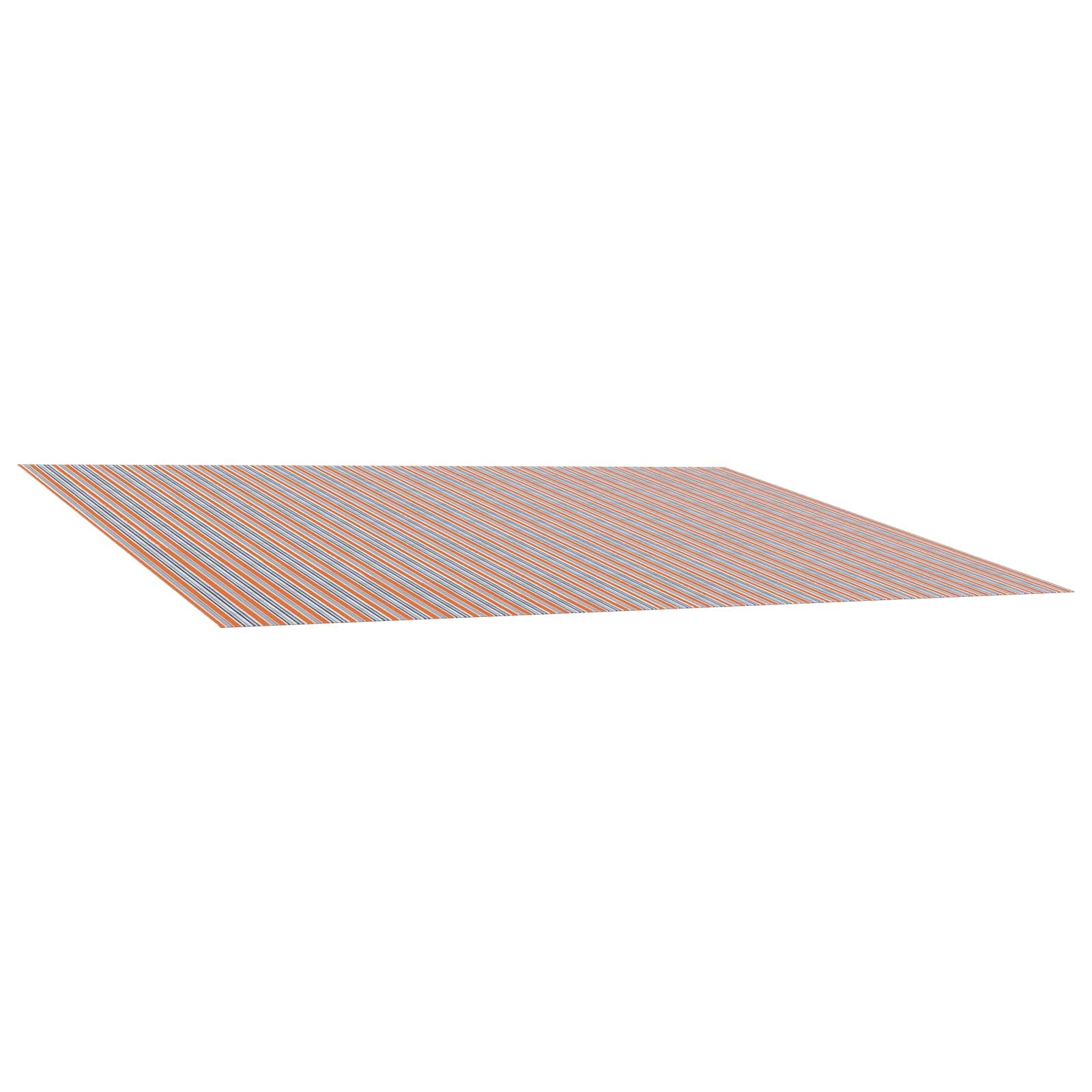 vidaXL Náhradná látka na markízu Modrá a Oranžová 450 × 300 cm