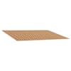 vidaXL Varikatuse asenduskangas Oranž ja Must 250 x 200 cm Pol&uuml;ester