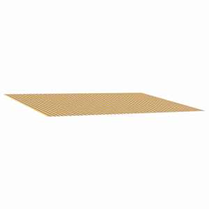 vidaXL Varikatuse asenduskangas Oranž ja Must 400 &times; 300 cm Pol&uuml;ester