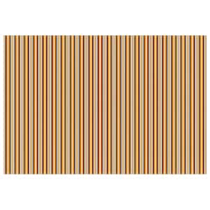 Náhradní látka na markýzu Oranžová a Černá 500 × 300 cm - obrázek 2