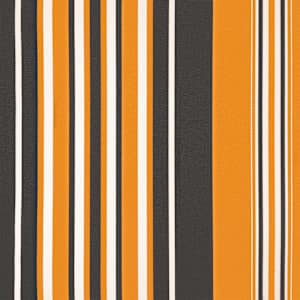 Náhradní látka na markýzu Oranžová a Černá 500 × 300 cm - obrázek 3