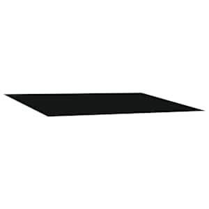 vidaXL Varikatuse asenduskangas Must 350 x 250 cm Pol&uuml;ester