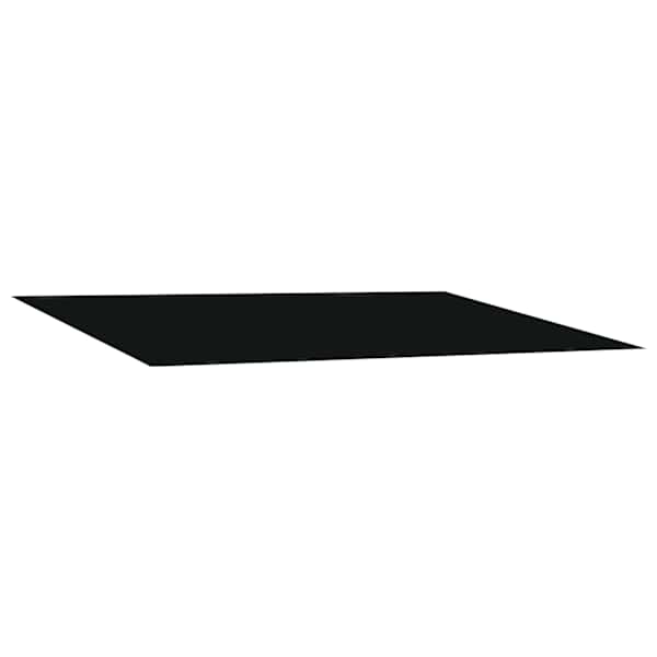 vidaXL Varikatuse asenduskangas Must 350 x 250 cm Pol&uuml;ester