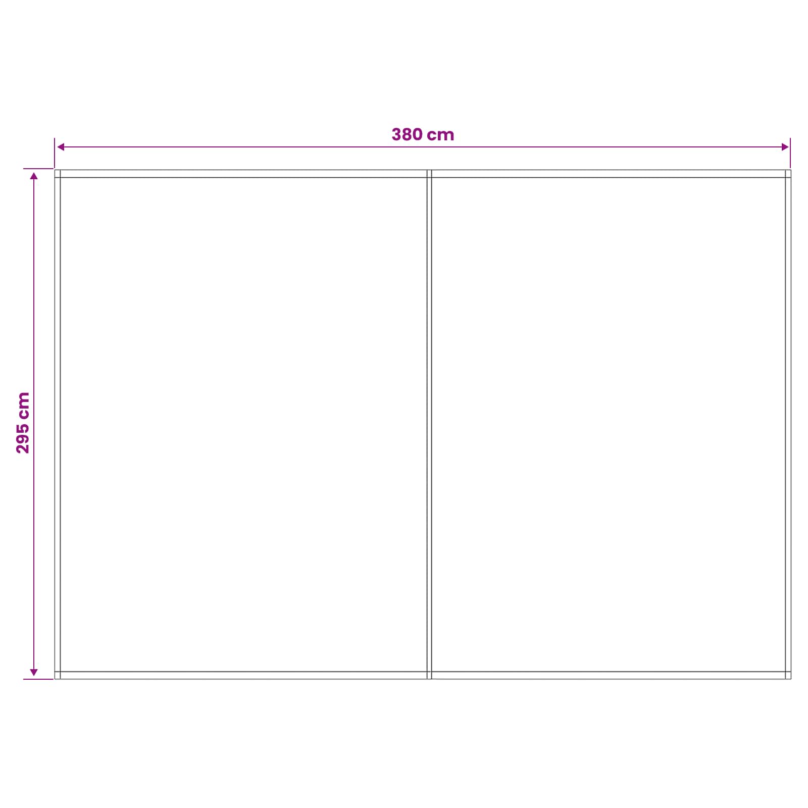 Vervangingsdoek voor zonnescherm Rood 400 × 300 cm Polyester image 4