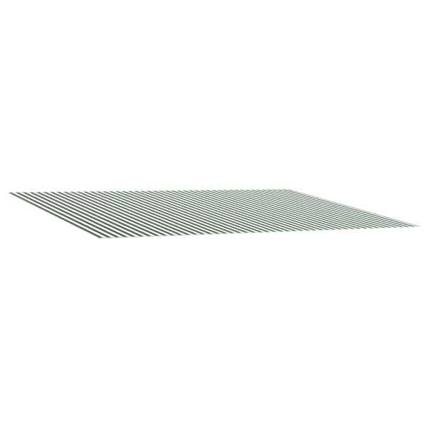 vidaXL Varikatuse asenduskangas Roheline ja Valge 350 x 250 cm