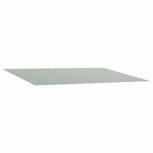 vidaXL Varikatuse asenduskangas Roheline ja Valge 600 &times; 300 cm