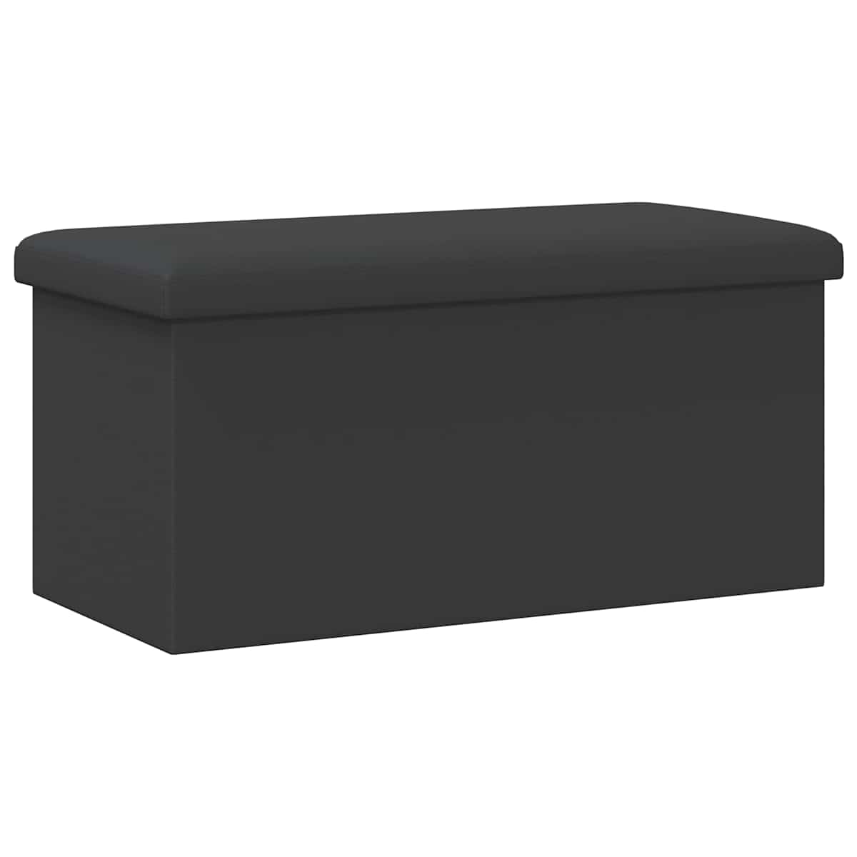 Foldbar opbevaringsbænk 180 kg 80 L PVC - Billede 2