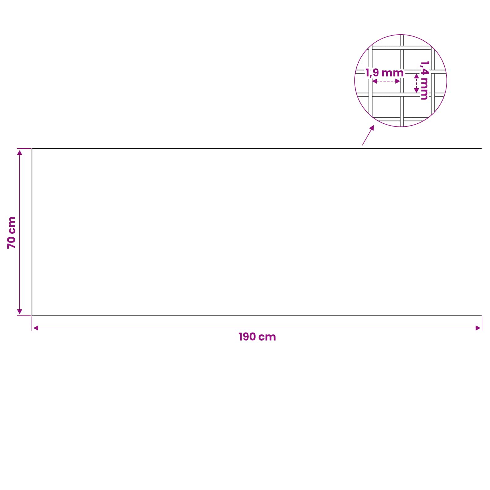 Pokrov za svetlobne jaške s sponkami 2 kos 70 x 190 cm Inox 201