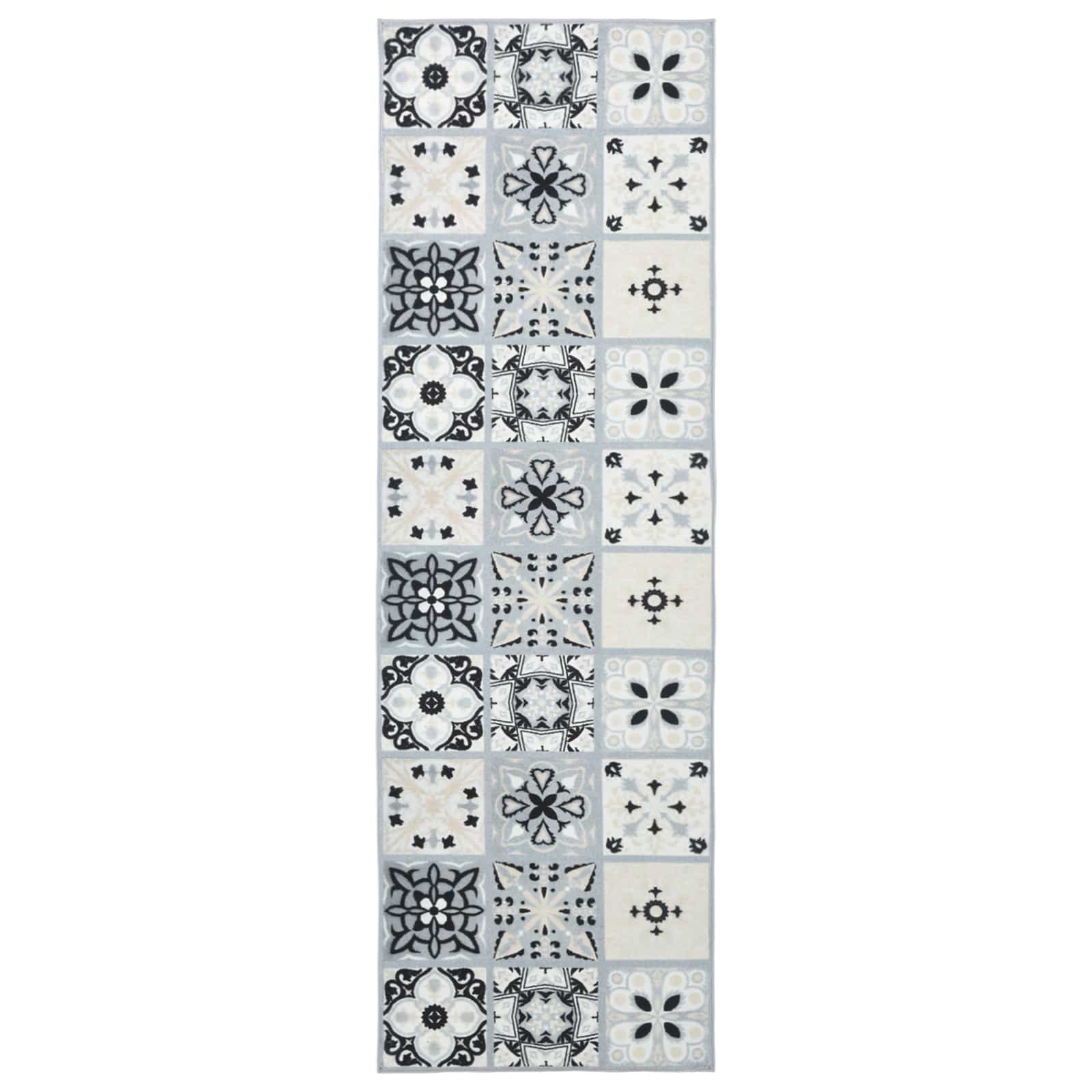 Vloerkleedloper ORIZ 1150 gsm Grijs en zwart 100% polyestervilt image 2