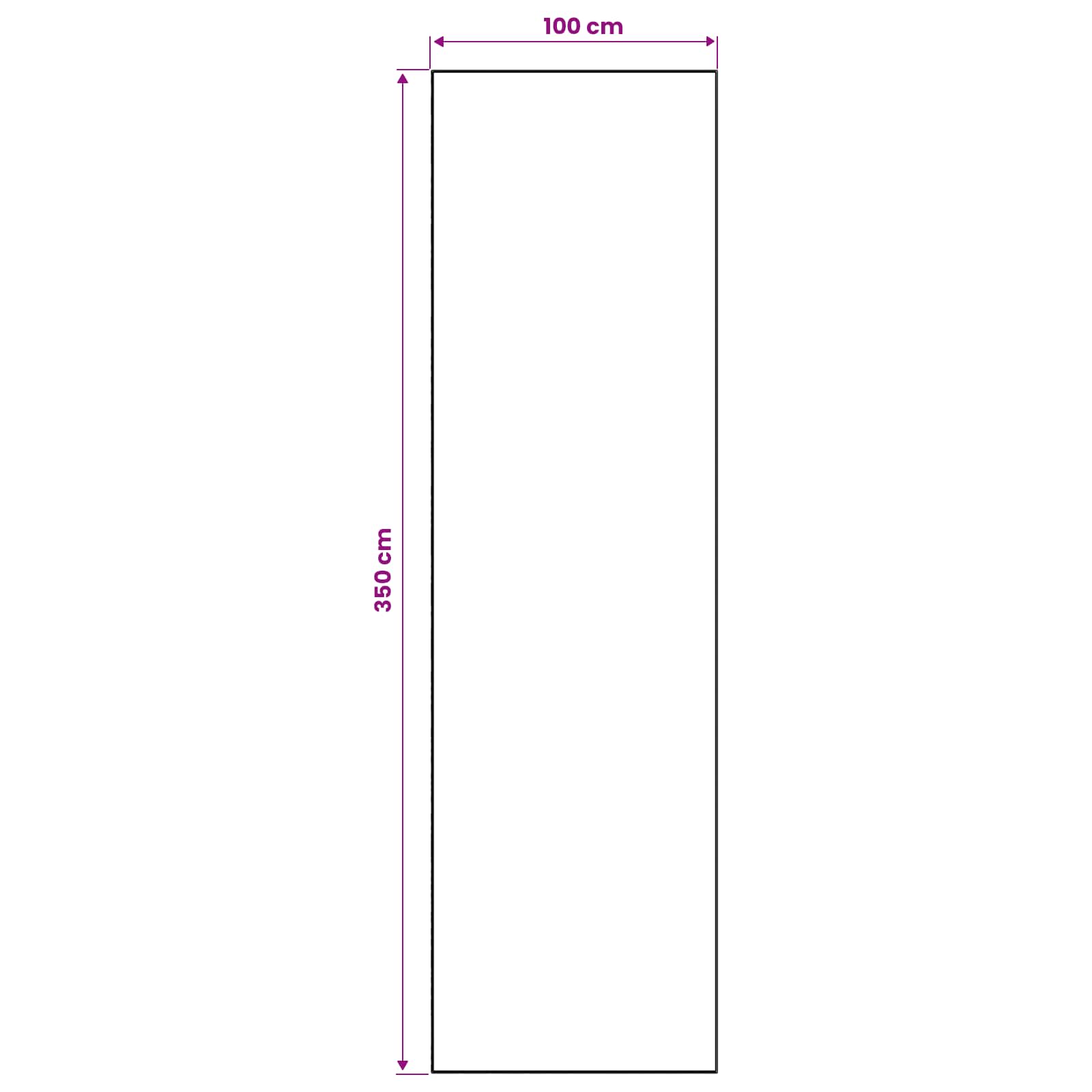 Vloerkleedloper ORIZ 1150 gsm Zwart gaaspatroon image 4
