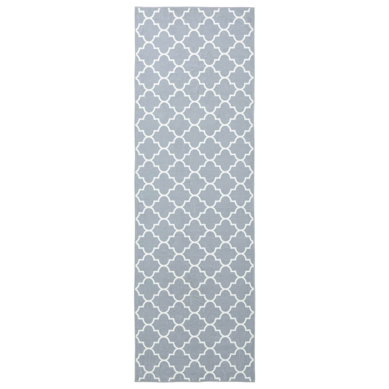 Vloerkleedloper ORIZ 1150 gsm Grijs en Wit 100% polyestervilt image 2