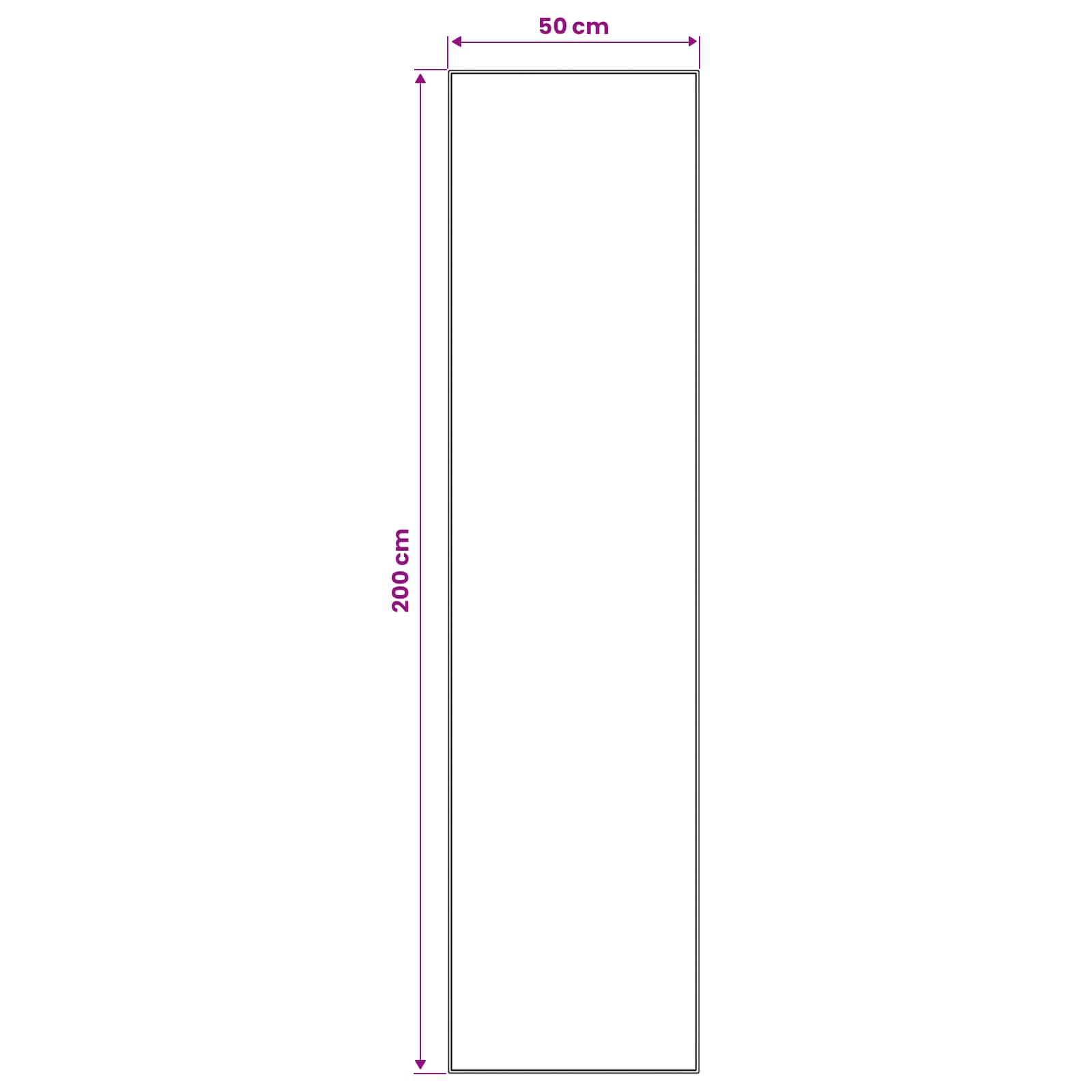 Vloerkleedloper ORIZ 1150 gsm Zwart gaaspatroon image 4