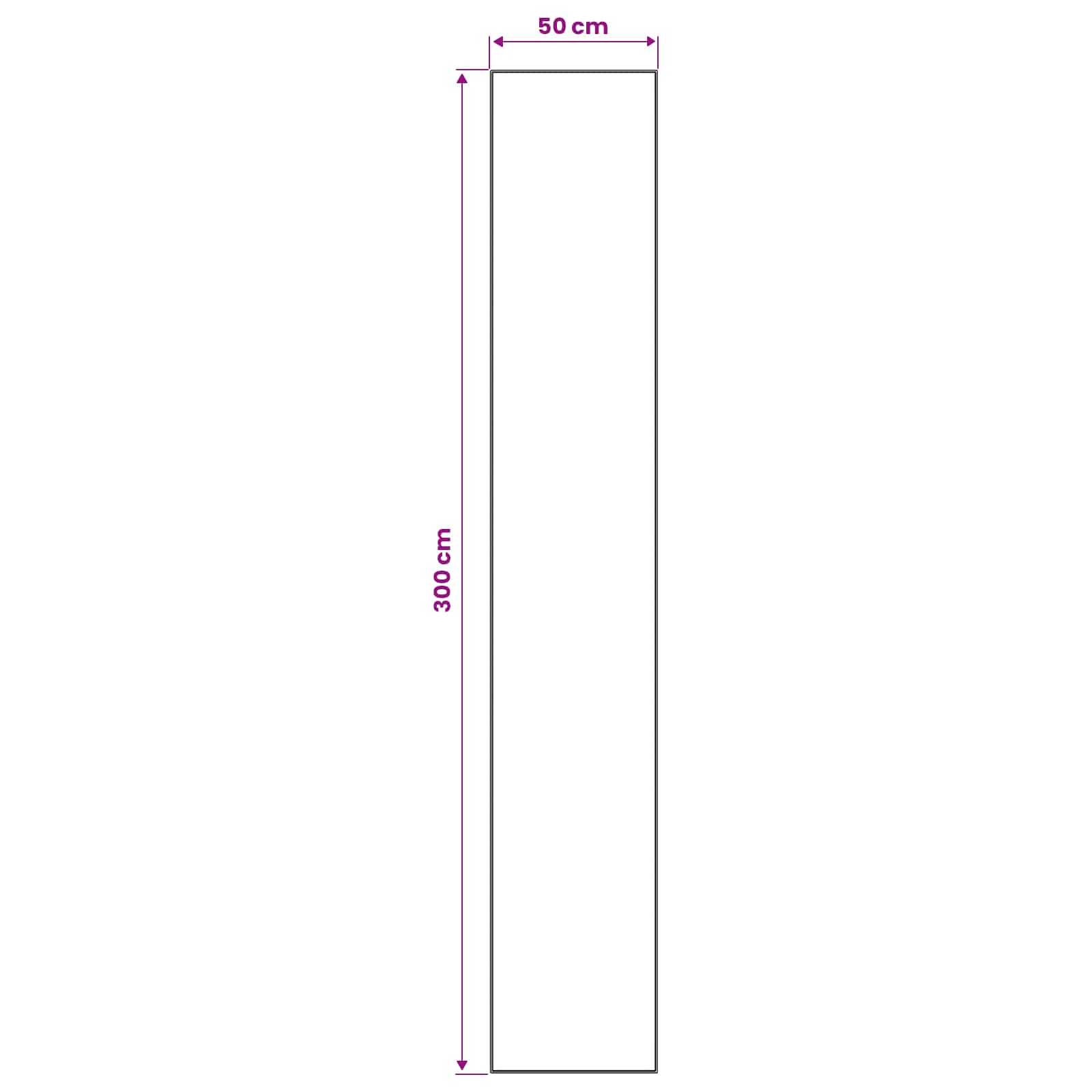 Vloerkleedloper ORIZ 1150 gsm Zwart gaaspatroon image 4